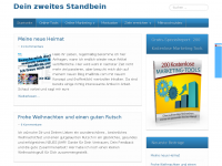 Screenshot des Blogs Dein zweites Standbein