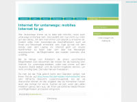 Screenshot des Blogs Flatrate Blog
