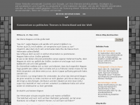Screenshot des Blogs Einmischung