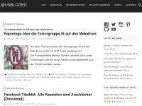 Screenshot des Blogs hansi.unblogged