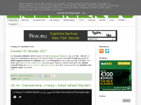 Screenshot des Blogs snookertv