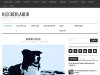 Screenshot des Blogs Kleckerlabor Blog