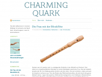Screenshot des Blogs Charming Quark