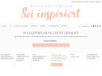 Screenshot des Blogs Hochzeitswahn