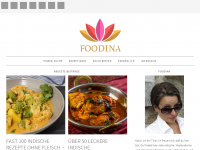 Screenshot des Blogs Foodina