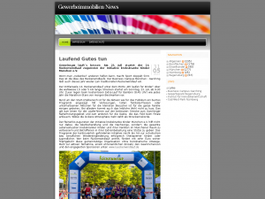 Screenshot des Blogs Gewerbeimmobilien News
