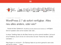 Screenshot des Blogs Traummond