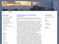 Screenshot des Blogs Neuronenkollaps