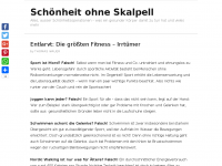 Screenshot des Blogs Schönheit ohne Skalpell