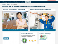 Screenshot des Blogs Ratgeber Handwerk