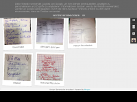 Screenshot des Blogs Einkaufszettel