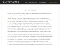 Screenshot des Blogs KneppGamer