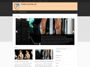 Screenshot des Blogs Der Blog für Hobby Sportler