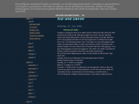 Screenshot des Blogs Auf und davon!