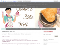 Screenshot des Blogs Sandi´s Süsse Welt