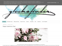 Screenshot des Blogs Glücksfinder