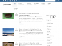 Screenshot des Blogs Zöliakie Blog – Gastro- Rezept Tipps