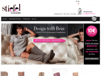 Screenshot des Blogs Stiefelwunder