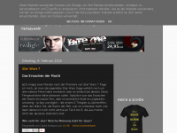 Screenshot des Blogs Fantasy