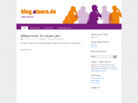 Screenshot des Blogs blog.elaura.de – mobil zum ziel