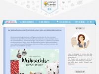 Screenshot des Blogs Baby Cards