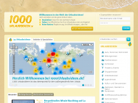 Screenshot des Blogs 1000 Urlaubsideen