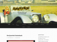 Screenshot des Blogs Quartettblog
