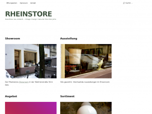 Screenshot des Blogs rheinstore