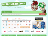 Screenshot des Blogs McGutschein.com