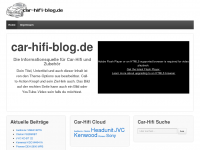 Screenshot des Blogs Car-Hifi-Blog