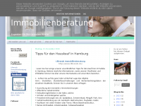 Screenshot des Blogs Tipps für den Hauskauf in Hamburg