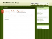 Screenshot des Blogs gartenmöbel blog