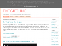 Screenshot des Blogs Lichtnahrung