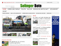 Screenshot des Blogs Solinger Bote