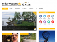 Screenshot des Blogs Outdoor und Endurowandern