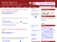 Screenshot des Blogs Info Blog zum Thema Internet und Geld verdienen im Internet