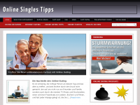 Screenshot des Blogs Online Dating Ratgeber & Tipps