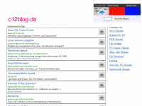 Screenshot des Blogs Blog Homöopathie Selbstbehandlung