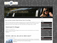 Screenshot des Blogs Limousinen und Stretchlimousinen Blog