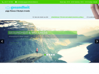 Screenshot des Blogs Yoga Gesundheit und Liebe