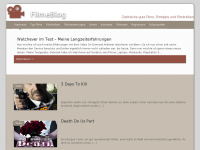 Screenshot des Blogs Filme-Blog – Filme, Kino, TV, DVD