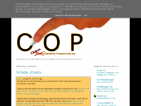 Screenshot des Blogs COP-Develop