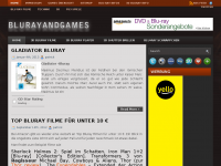 Screenshot des Blogs Bluray Filme und Games