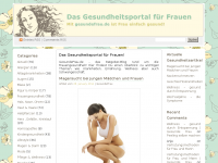 Screenshot des Blogs Gesunde Frau