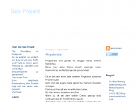 Screenshot des Blogs Das Seo-Projekt