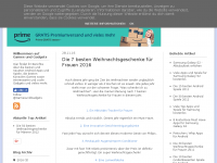 Screenshot des Blogs Games und Gadgets