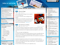 Screenshot des Blogs tobe or not to be