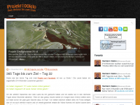 Screenshot des Blogs 100kg abnehmen in 365 Tagen