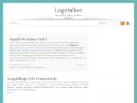 Screenshot des Blogs logstalker.de