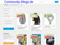 Screenshot des Blogs Community-Blogs.de